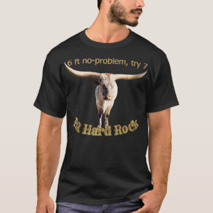Teesornbulle mit 7 ft Hörnern T-Shirt