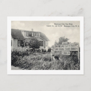 Teestube, Barnegat, LBI, New Jersey Vintage Postkarte