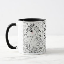 Teetasse mit Einhorndesign