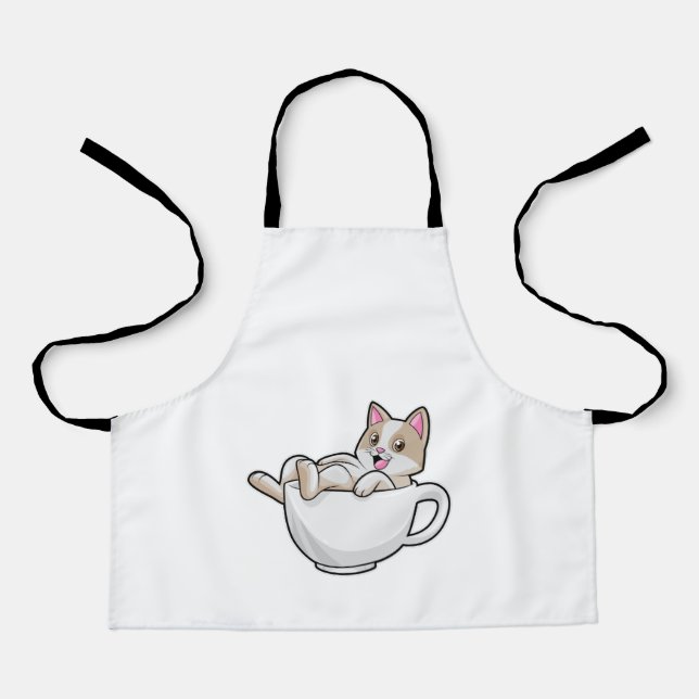 Teetasse Schürze (Vorderseite)