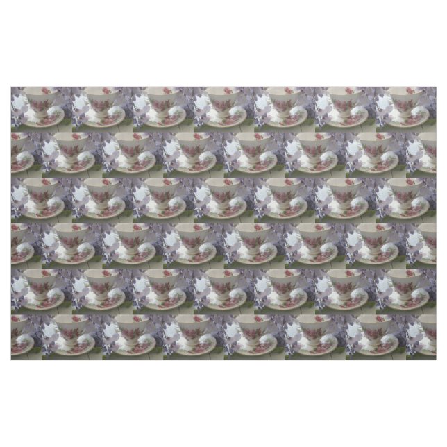 Teetasse Stoff (Fat Quarter (45,7 x 55,9 cm))