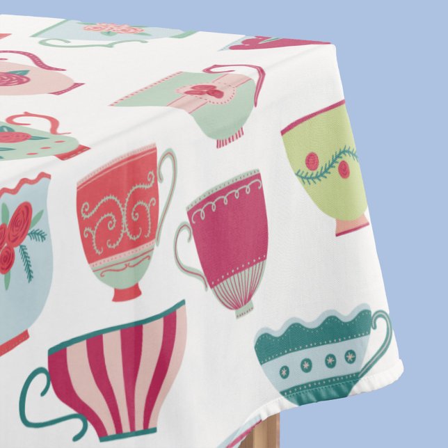 Teetassenmuster Tischdecke (Von Creator hochgeladen)