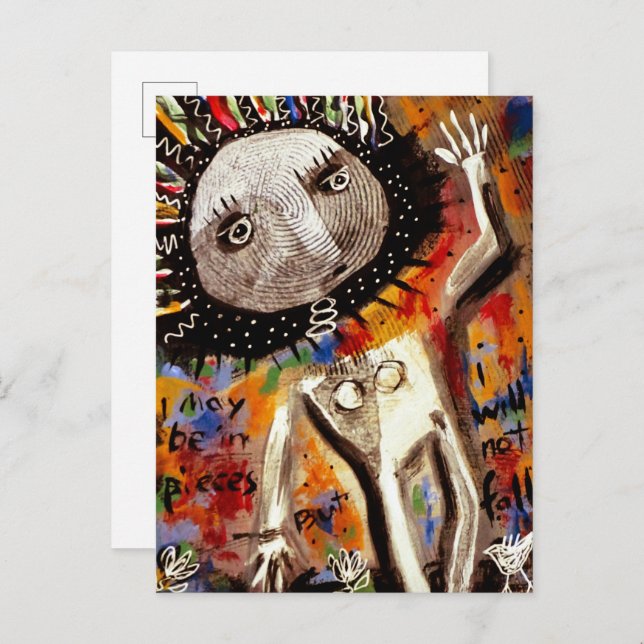 Teeterin am Brink Postkarte (Vorne/Hinten)