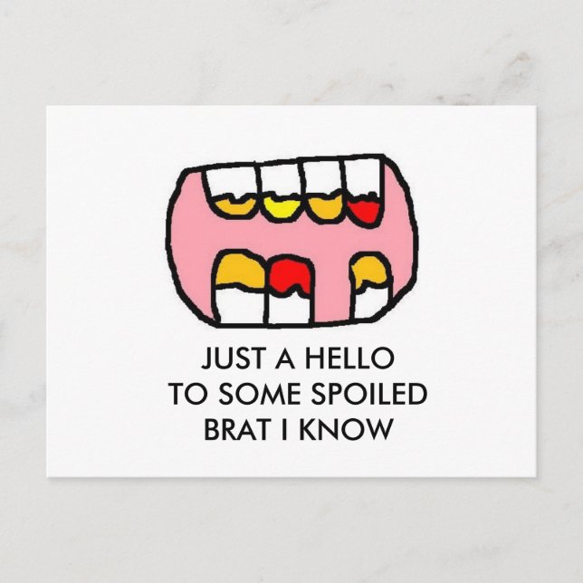 TEETH (2) POSTKARTE (Vorderseite)