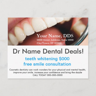 TEETH WHITENING DEAL POSTKARTE