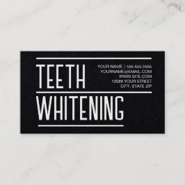 Teeth Whitening Visitenkarte