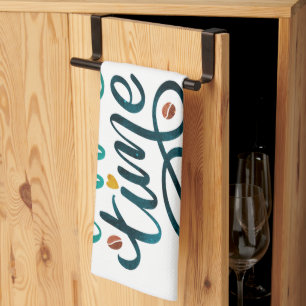 Teetuch mit Kaffeezeit Geschirrtuch