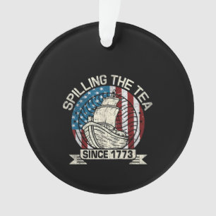 Teeüberzug seit 1773 Patriotischer Tee Party Ju Ornament