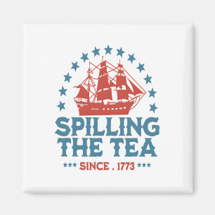Teeüberzug seit 1773 Red White Blue Funny 4 Magnet
