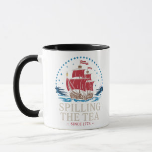 Teeüberzug seit 1773 Red White Blue Funny 4 Tasse