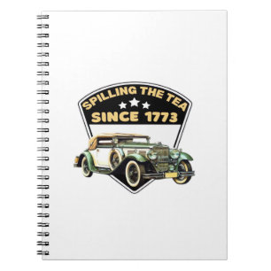 Teeverteilung seit 1773 Premium Notizblock