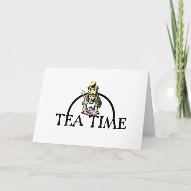 Teezeit Einladung (Vorderseite)