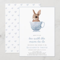 Teezeit Party Niedlich Blauer Babydusche