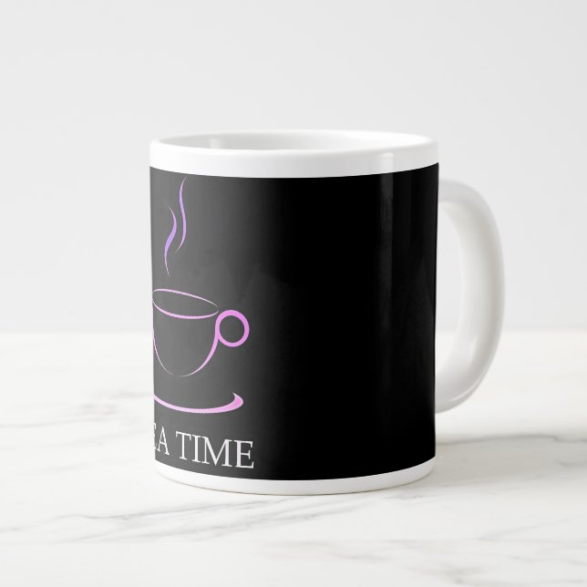 Teezeit-Riesenkaffee-Tasse Jumbo-Tasse (Vorderseite Rechts)
