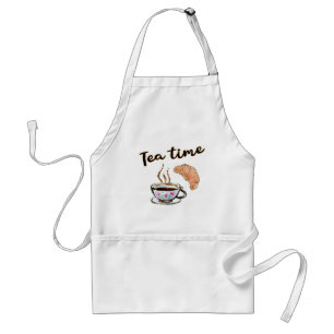 Teezeit Schürze Küchenzubehör, Geschenk für Koch