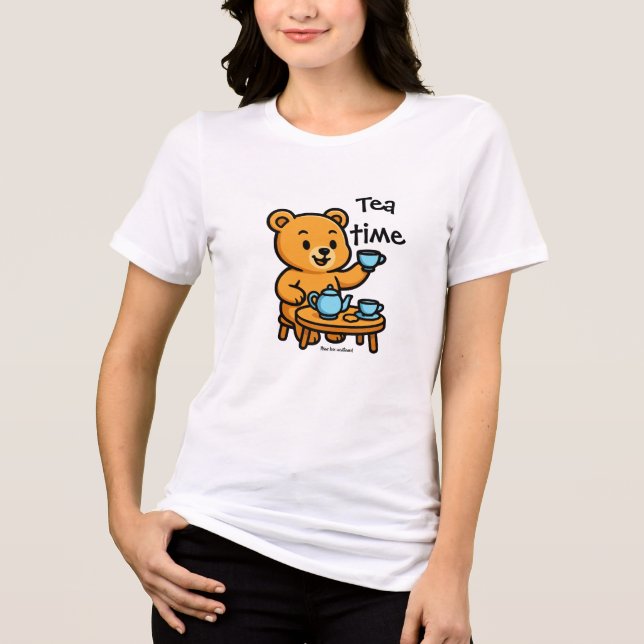 Teezeit Tri-Blend Shirt (Vorderseite)