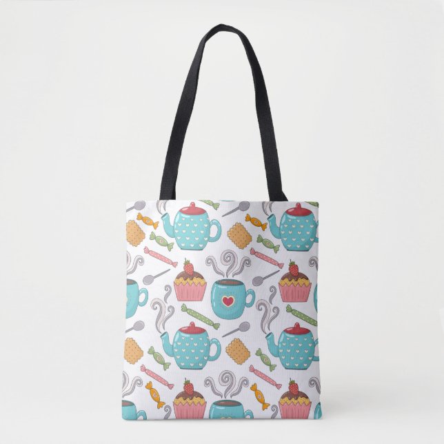 Teezeit und Süßigkeiten Tasche (Vorderseite)