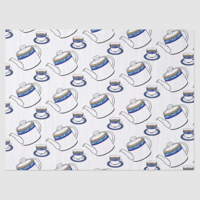 Teezeitpapier Seidenpapier (Vorderseite)