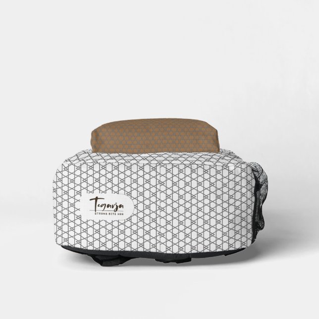 TEGARJA BEDRUCKTER RUCKSACK (Unterseite)