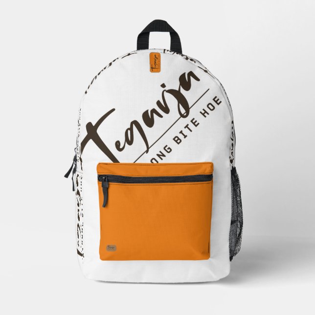 TEGARJA BEDRUCKTER RUCKSACK (Vorderseite)