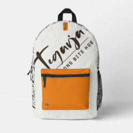 TEGARJA BEDRUCKTER RUCKSACK