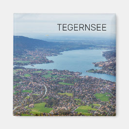 Tegernsee Bayerischer See Panorama Souvenir Magnet