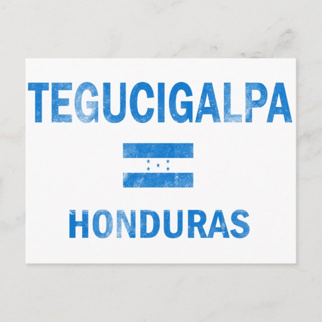 Tegucigalpa Honduras Designs Postkarte (Vorderseite)