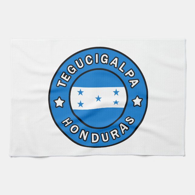 Tegucigalpa Honduras Geschirrtuch (Horizontal)