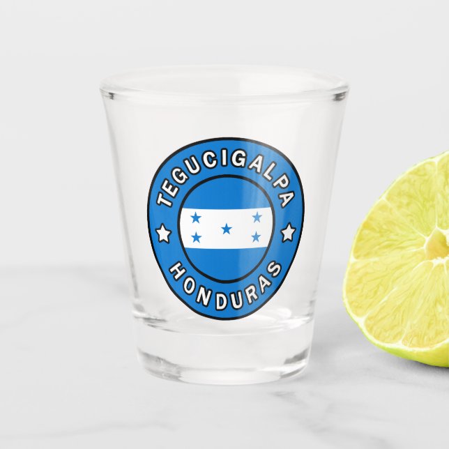 Tegucigalpa Honduras Schnapsglas (Vorderseite)