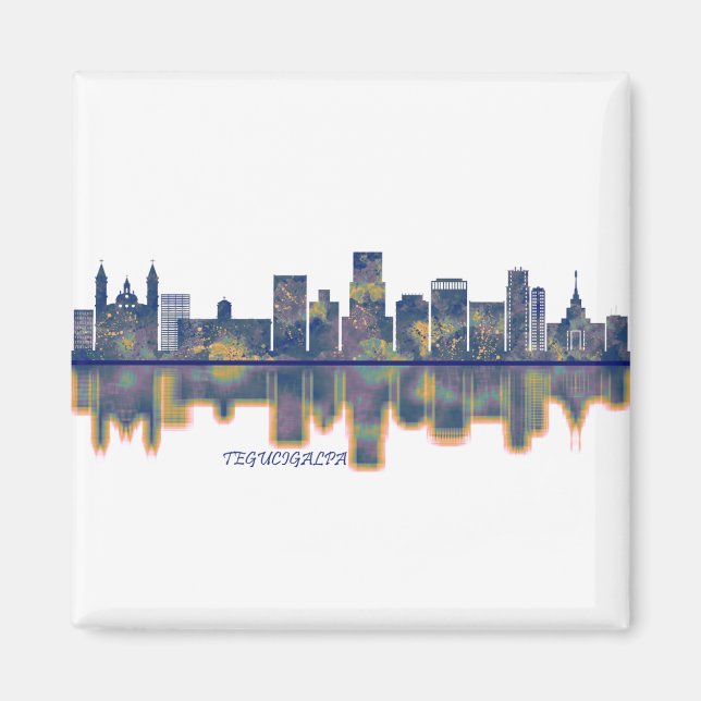 Tegucigalpa Skyline Magnet (Vorne)