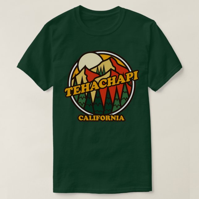 Tehachapi California Mountain Randonnées TShirt (Design devant)