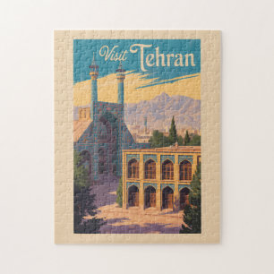 Teheran Iran Golestan Palace Illustration Travel