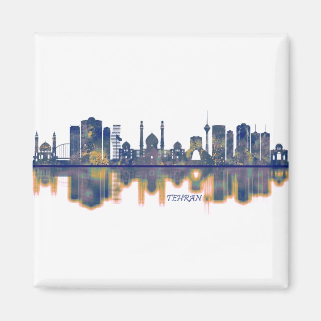 Tehran Skyline Magnet (Vorne)