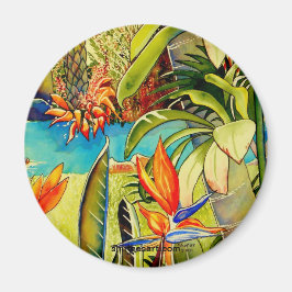 Teich bei Ananas-Ananas-Ananas Magnet