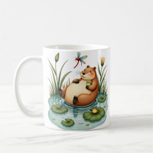 Teich Capybara Kaffeetasse