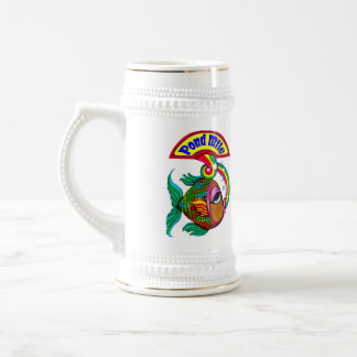 Teich-Meilen-Logo-Bier Stein Bierglas