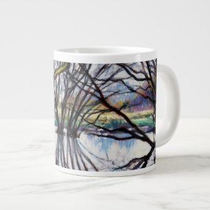 Teich-Reflexionen 2009 Jumbo-Tasse