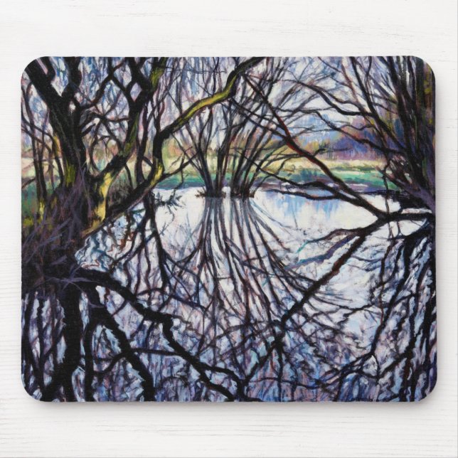 Teich-Reflexionen 2009 Mousepad (Vorne)