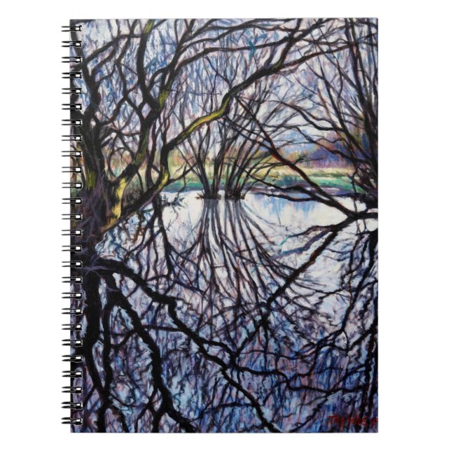 Teich-Reflexionen 2009 Notizblock (Vorderseite)