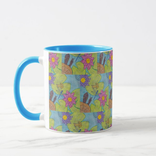Teichszene - Combo-Tasse Tasse (Links)