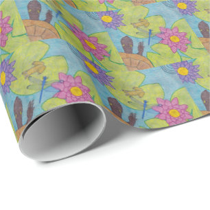 Teichszene - Geschenkpapier