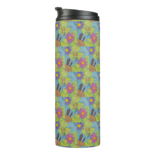 Teichszene (Muster) - Thermaltumbler Thermosbecher