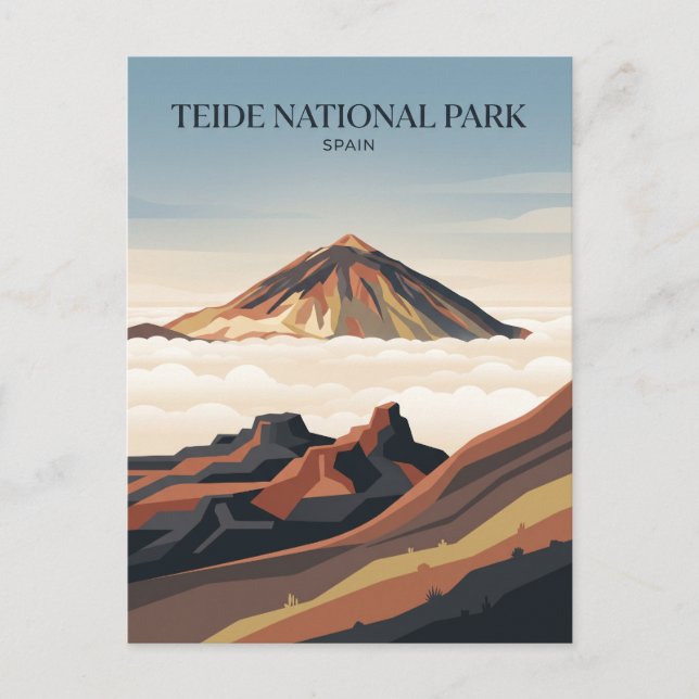 Teide-Nationalpark Spanien Postkarte (Vorderseite)