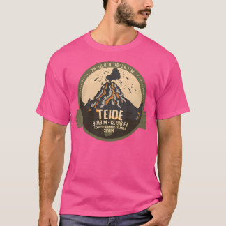 Teide Vulkan Teneriffa Kanarische Inseln Spanien V T-Shirt