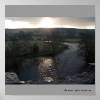 Teifi Sunset Poster