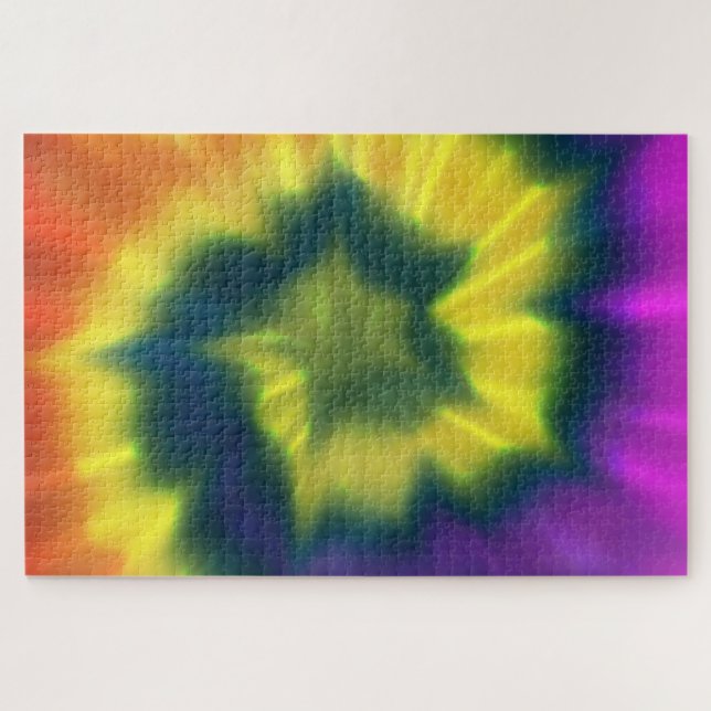 Teignez en nouant la spirale - puzzle (Horizontal)