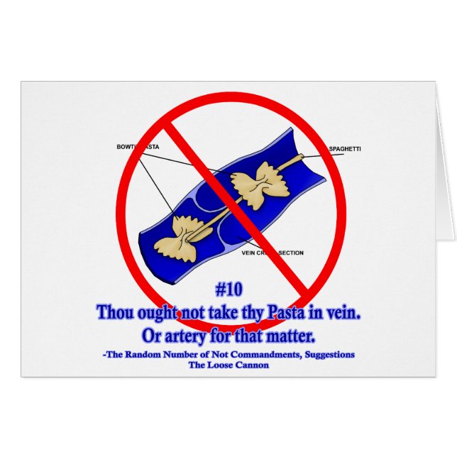 Teigwaren durch Ader (Vorderseite (Horizontal))