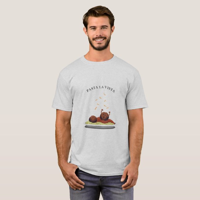 Teigwaren-La Vista! (Licht) T-Shirt (Vorne ganz)