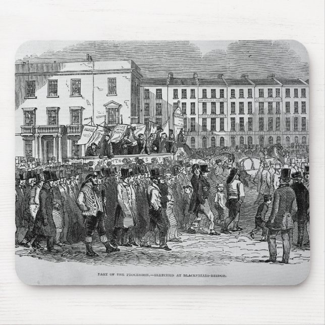 Teil der Chartist-Prozession Mousepad (Vorne)