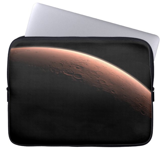 Teil der Mars an der Grenze von Licht und Dunkel. Laptopschutzhülle (Vorderseite)
